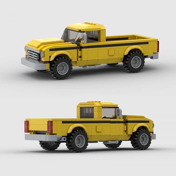 Pickup Truck Supercar City Speed Champions Car Racing Building Blocks MOC F 250 Racers World Famous Vehicle Bricks Kids Toy Gift