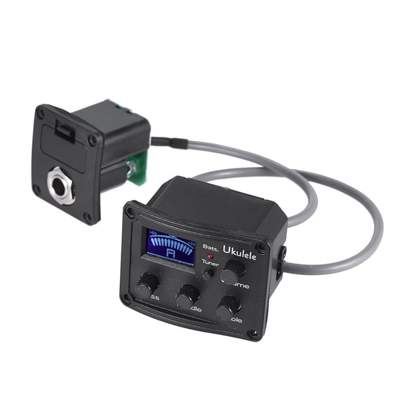 Pickup,Tuner With Lcd Uke Pickup Preamp Eq Equalizer Tuner With Lcd Display Preamp 3-band Eq Pickup Preamp 3-band Equ Zer Tuner Eryue Pickup Uke Eq Equ Zer