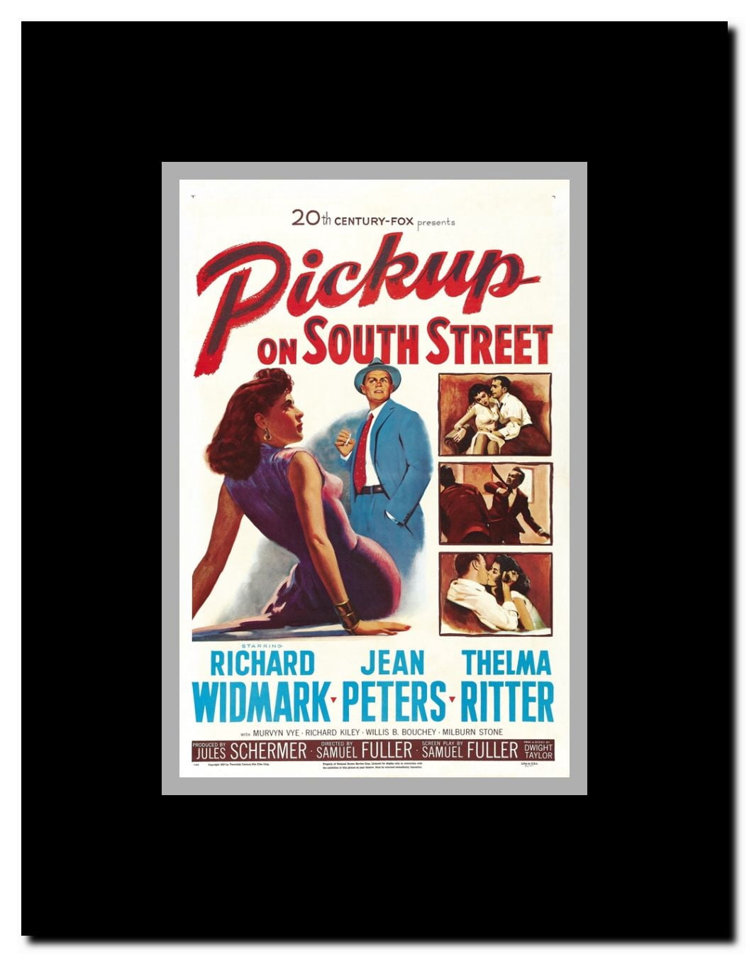 Pickup on South Street Framed Movie Poster