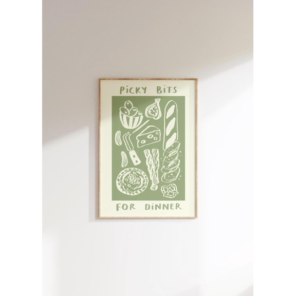 Picky Bits Cheese Crackers Wall Art Home Decor