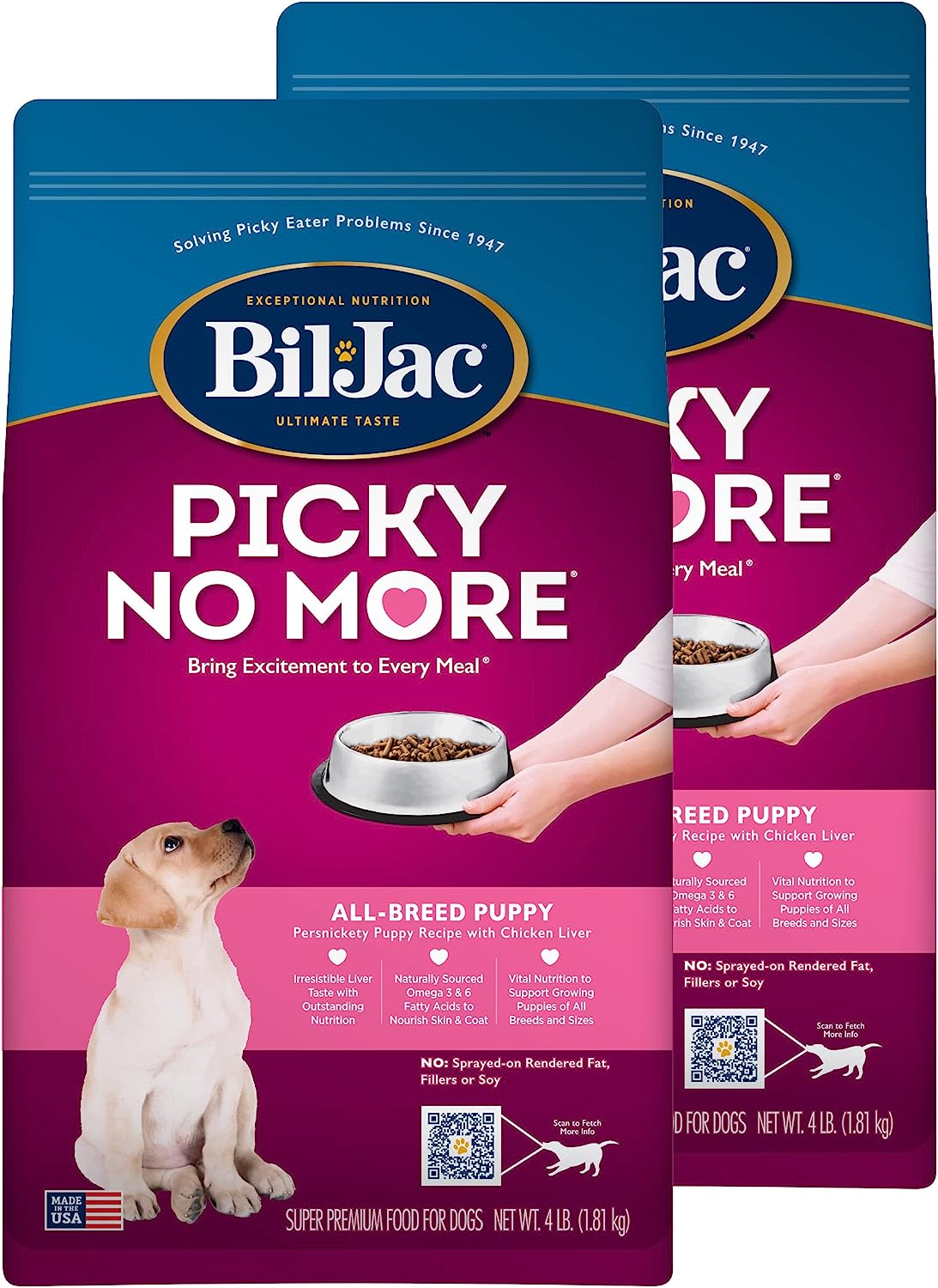 Picky No More AllBreed Puppy Chicken Liver Recipe Dry Dog Food 4