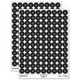 thumbnail image 1 of Picnic Basket Wine and Bread 200+ Round Stickers - Black - Gloss Finish - 0.50" Size, 1 of 3