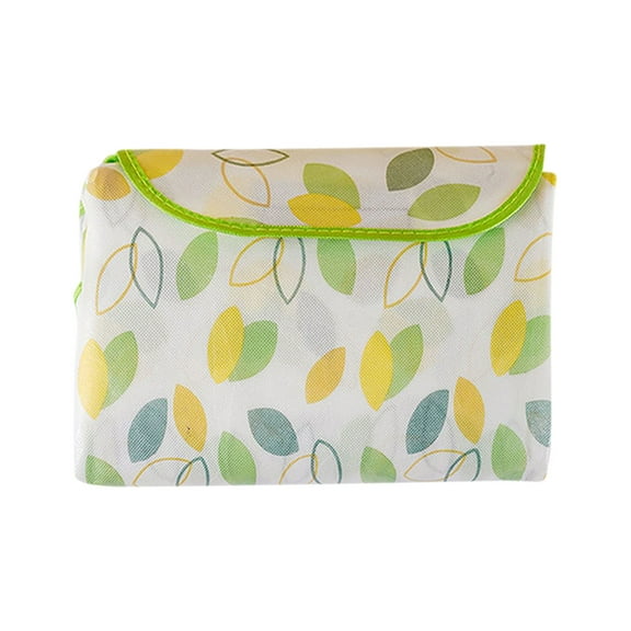 Picnic Blanket, 40X60 Inch Leaf Patterned Portable Mat For 1-3 People, For Picnics, Camping, Beach, Outdoor Activities