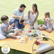 Extra Large Picnic Blankets,Waterproof Outdoor Blanket,Sandproof Beach Blanket for Travel Camping Mat 80"x80