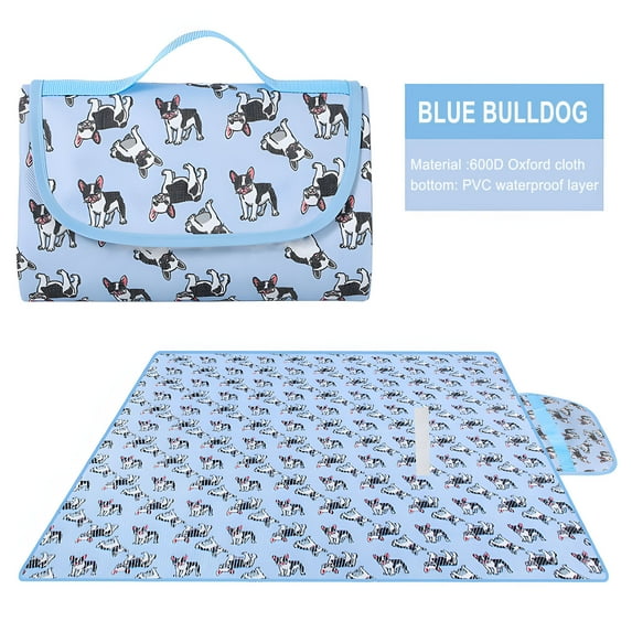 Picnic Blanket Outdoor Mat, Water-resistant Sand-free Design, Easy Clean Portable Camping , Large Family Beach Blanket for Travel, Topliu