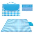thumbnail image 1 of Picnic Blanket Outdoor Mat, Water-resistant Sand-free Design, Large Family Camping , Easy Clean Travel Beach Blanket, Portable Foldable Handle, Topliu, 1 of 8