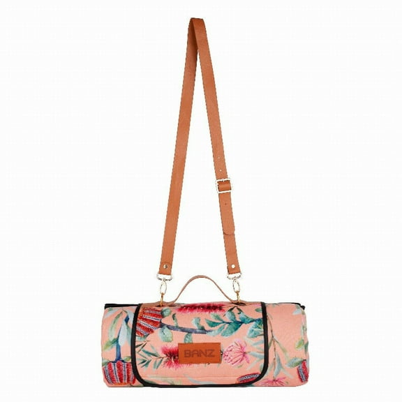 Picnic Waterproof Foldable Picnic Blanket - Waratah Apricot