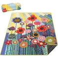 thumbnail image 1 of Picnic Blanket Waterproof Picnic Beach Blanket Waterproof Sandproof Foldable Portable Travel Large Floral Picnic Blanket for Outdoor Camping,Beaches,Parks-Floral 80" X 60", 1 of 6