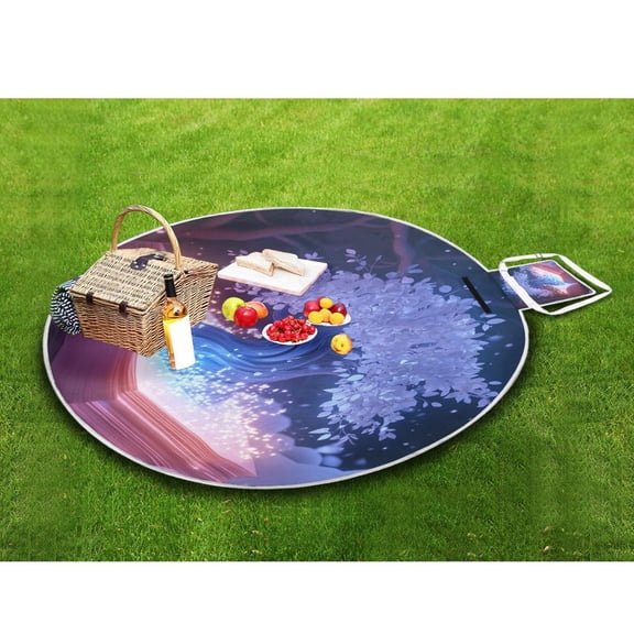 Picnic Blankets Teencool Beach Blanket Creatively Magic Book Tree Pattern Outdoor Blanket for Travel