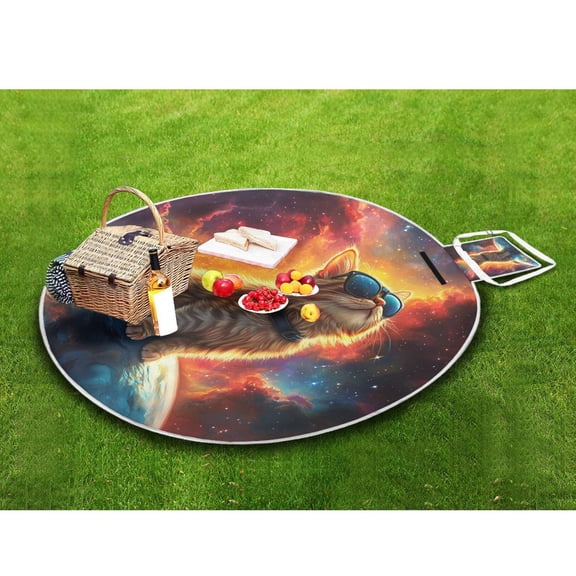 Picnic Blankets Teencool Beach Blanket Creatively Starry Dreams Pattern Outdoor Blanket for Travel