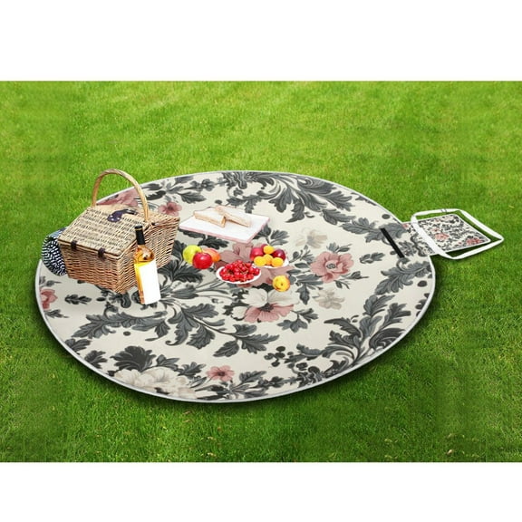 Picnic Blankets Teencool Beach Blanket Creatively Vintage Romance Pattern Outdoor Blanket for Travel