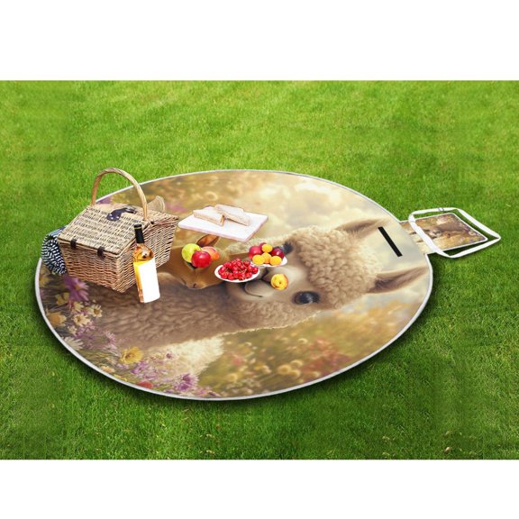 Picnic Blankets Teencool Beach Blanket Creatively Whimsical Friends Pattern Outdoor Blanket for Travel