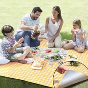 Picnic Blankets,Teencool Thick Waterproof Blanket Sandproof Beach Blanket,Outdoor Blanket for Travel Camping Mat 40"x80