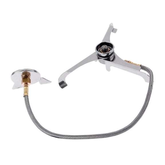 Picnic Camping Stove Burner Split Converter Connector Gas Tank Adapter Accessory