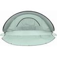 thumbnail image 1 of Picnic  Manta Portable Beach Tent, Fully-Assembled Pop Up Tent, Beach Shade and Sun Shelter,  Outdoor Shade with Carrying Bag for Outdoors and UPF50+  Protection, (Light Green), 1 of 6