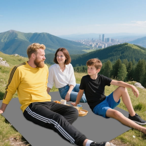 Picnic Mat Foldable Hiking Rug 83x59 Inch Sandproof Compact Picnic Mat for Beach Outdoors Fishing Hiking Trip Camping Travel frugal