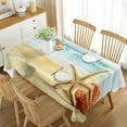 thumbnail image 1 of Picnic Party Home for Polyester Decoration Tablecloths Wave StarSea Beach Tropical Rectangle Cloths, 1 of 5