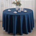 thumbnail image 1 of Picnic Party Polyester Tablecloth Plain Crochet Tablecloth Family Round Tablecloth (1.6M Diameter) - Navy Blue,1Pc Wallpaper, 1 of 1