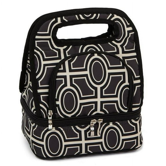 Picnic Plus PSM-144GO Savoy Lunch Bag - Geogray