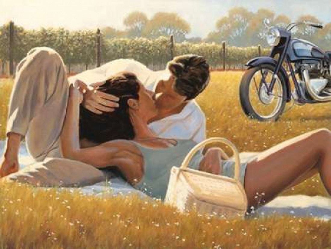 Picnic Snapshot Canvas Art - Myles Sullivan (18 x 24)