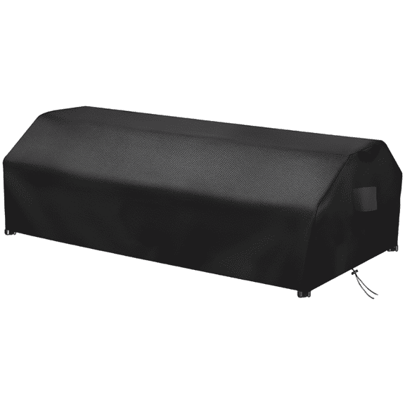 Picnic Table Protector, 210D Oxford Fabric Water-Resistant Outdoor Cover, 74.8 x 61.8 x 29.5 In, Includes Bench Seat Wraps, Wind Fasteners And Tie-Down Cords