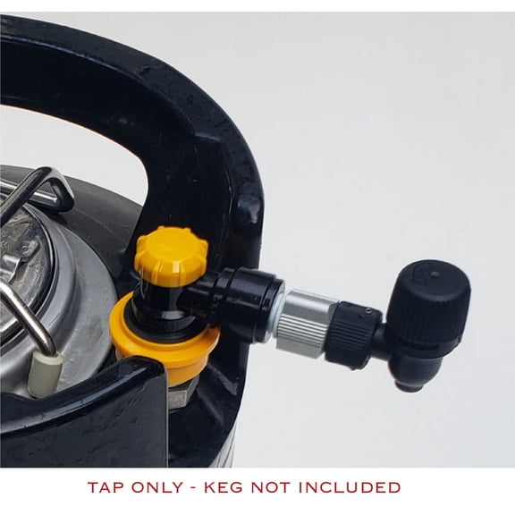 Picnic Tap 2.1 - All-in-One Super Liquid Disconnect, ready to pour great glasses of beer directly from a keg or growler without beer line and drip tray. Made in USA.. Ball Lock Low Profile (LOPRO)