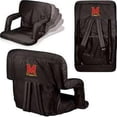 thumbnail image 1 of Picnic Time 618-00-179-314-0 University of Maryland Terrapins-Terps Digital Print Ventura Stadium Seat, Black, 1 of 2