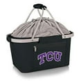thumbnail image 1 of Picnic Time 645-00-175-844-0 Texas Christian University Horned Frogs Digital Print Metro Basket, Black, 1 of 4