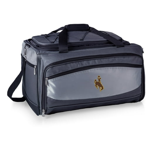 Wyoming Cowboys Portable Charcoal Grill & Cooler Tote