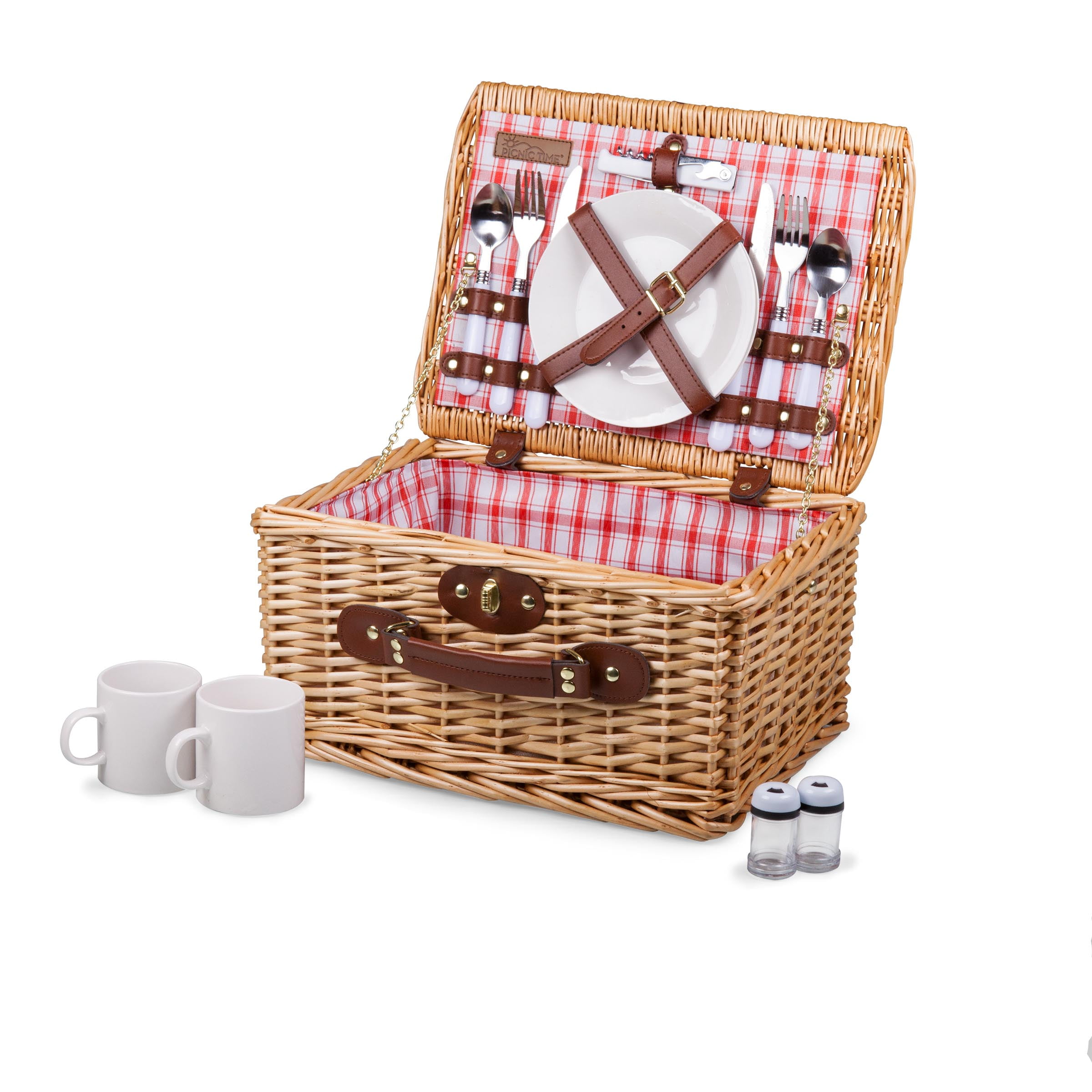 Picnic Time Piccadilly Picnic Basket with Service for Two