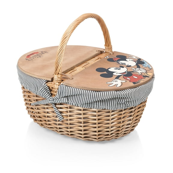Picnic Time Disney's Mickey & Minnie Mouse Country Picnic Basket