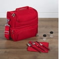 thumbnail image 1 of Pranzo Lunch Bag Cooler with Utensils, 1 of 11
