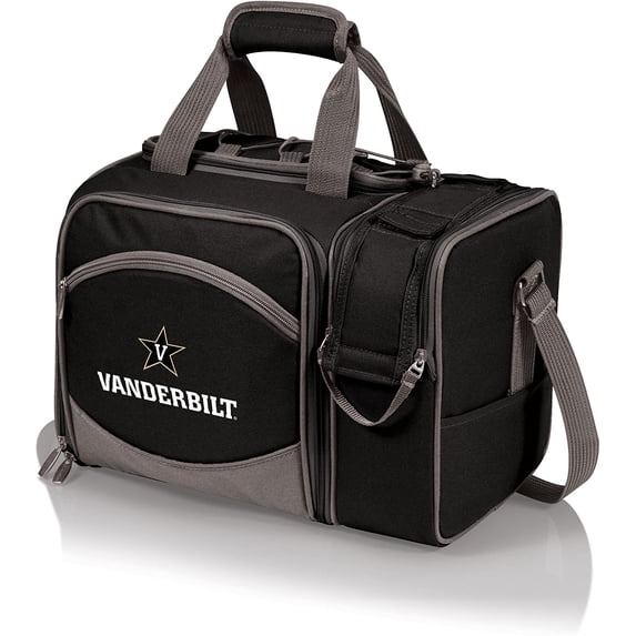 NCAA Vanderbilt Commodores Malibu Picnic Tote with Deluxe Picnic Service for Two