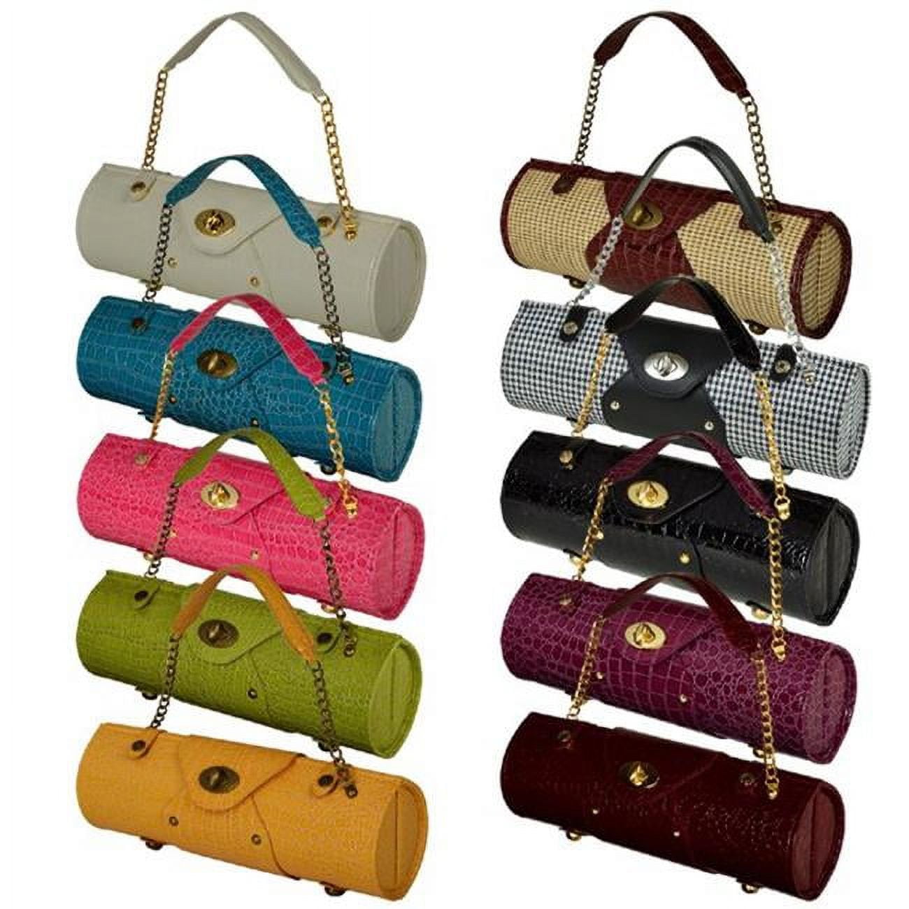 Picnic at Ascot 622BLK Wine Carrier & PurseBlack