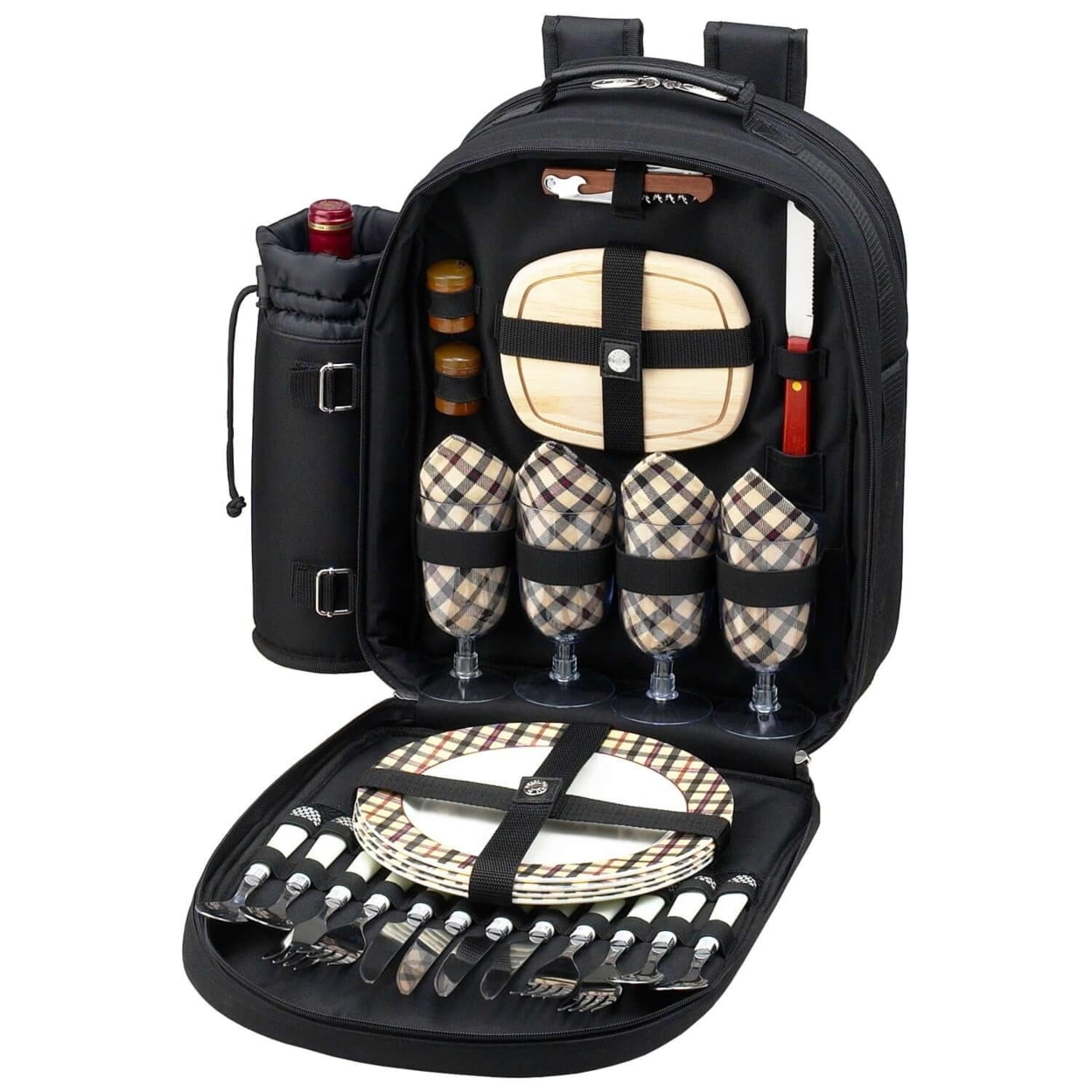 Picnic at Ascot Bold Picnic Backpack for 4