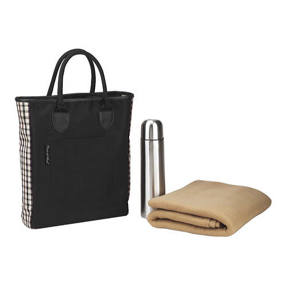 Picnic at Ascot Coffee and Blanket Tote  12.25" x 14.5" x 3.25" - image 1 of 2