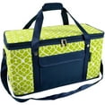 thumbnail image 1 of Picnic at Ascot  Hybrid Semi-Rigid Folding Cooler Bag 42 Can Trellis Green, 1 of 5