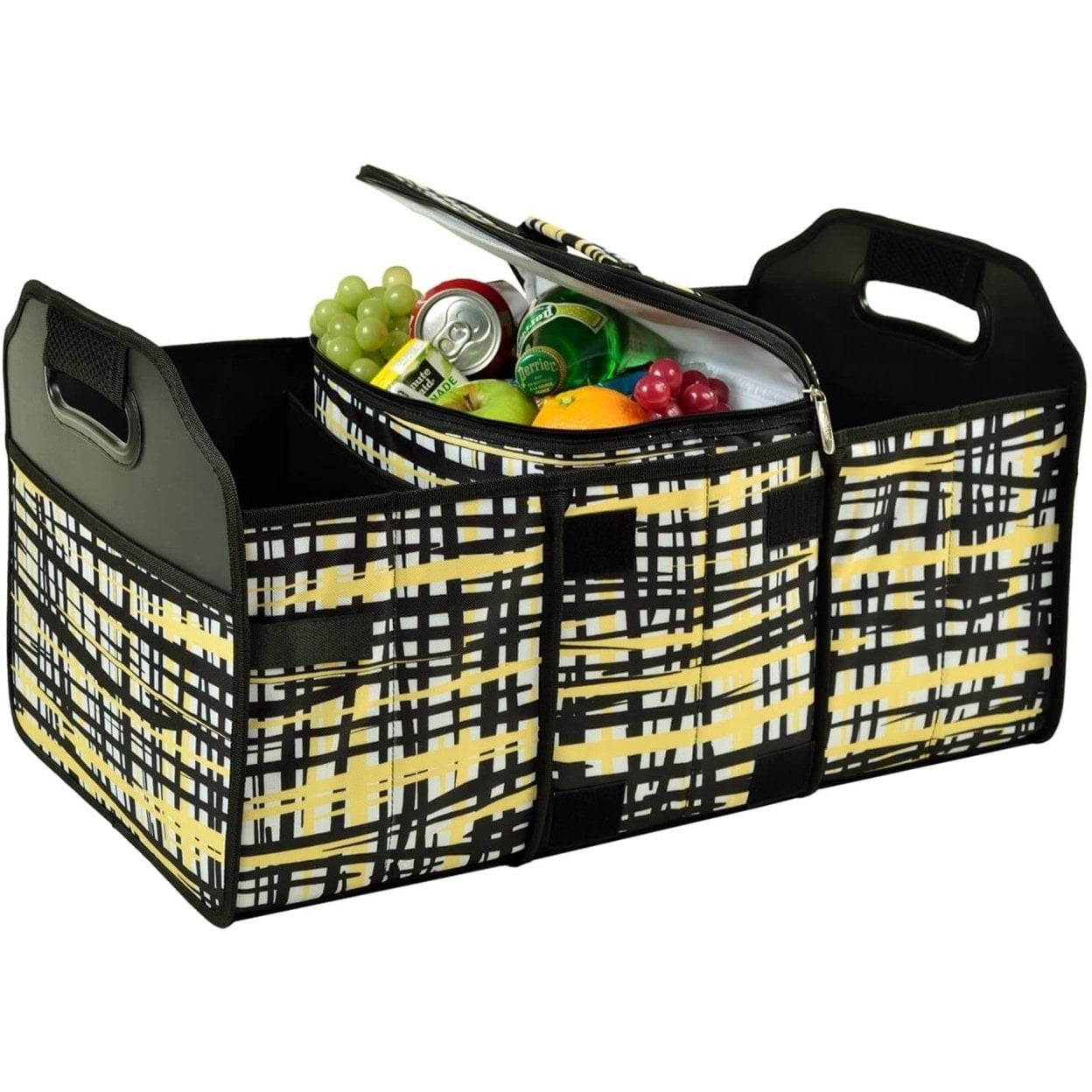 Picnic at Ascot Original Folding Trunk Organizer with Cooler by Picnic