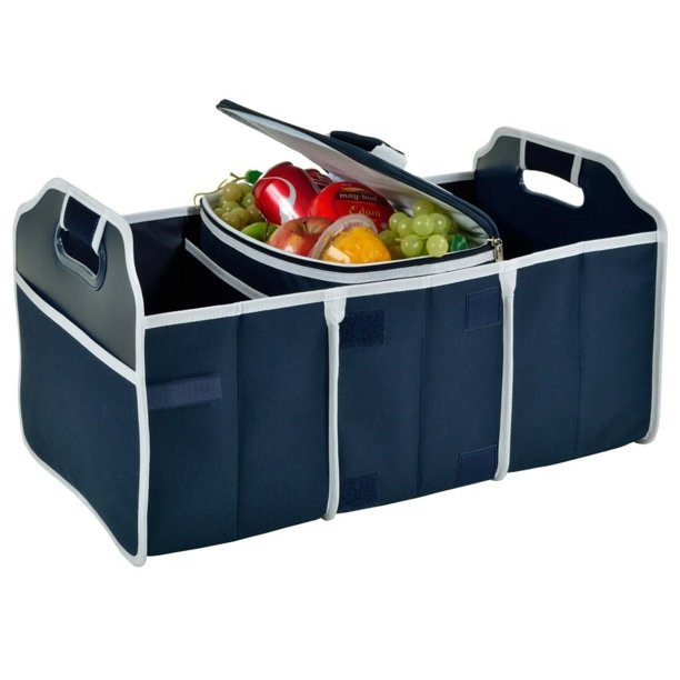 Picnic at Ascot Original Folding Trunk Organizer with Cooler by Picnic