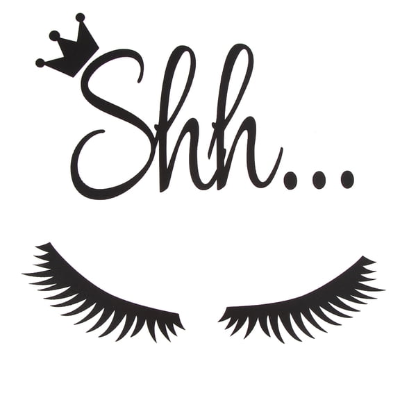 Picniva Eyelash Pattern Wall Decal