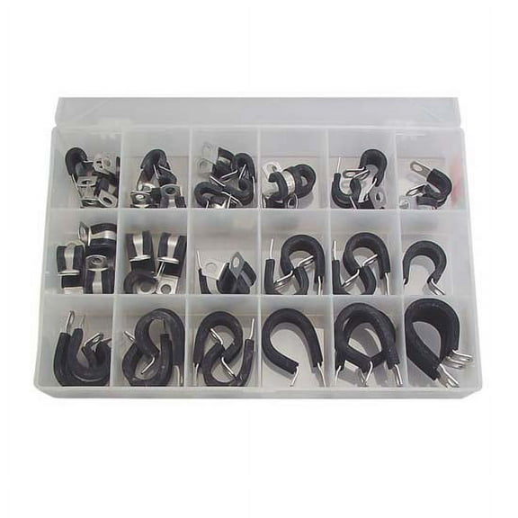 Pico 0003-RC Rubber Insulations Clamps, 51 Piece