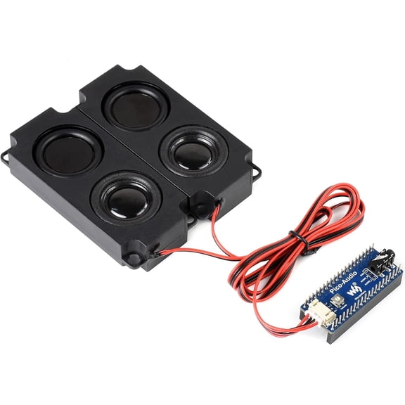 Pico-Audio Expansion Module for Pico, Concurrent Headphone/Speaker Output, 8384kHz Audio Sampling Rate, Stereo Sound Effect, I2S Connectivity