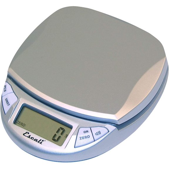 Pico N115S Kitchen, Office Scale, Tare Functionality, Compact Design, LCD Digital Display, 11lb Capacity, Silver/Grey