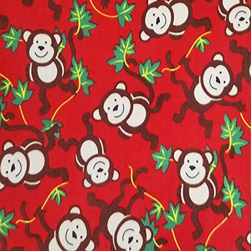 Pico Textiles 10 Yards Bolt Red Fleece Fabric Sold by The Bolt