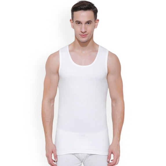 Picopi Men's TAGLESS ComfortSoft White, Black & Grey 6-Pack Ribbed Tank S-6XL