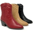 thumbnail image 1 of Picotee Red Soda Women Cowgirl Cowboy Western Stitched Ankle Boots Pointy Toe 7, 1 of 4