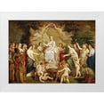 thumbnail image 1 of Picou, Henri Pierre 24x19 White Modern Wood Framed Museum Art Print Titled - An Allegory of Spring, 1 of 4