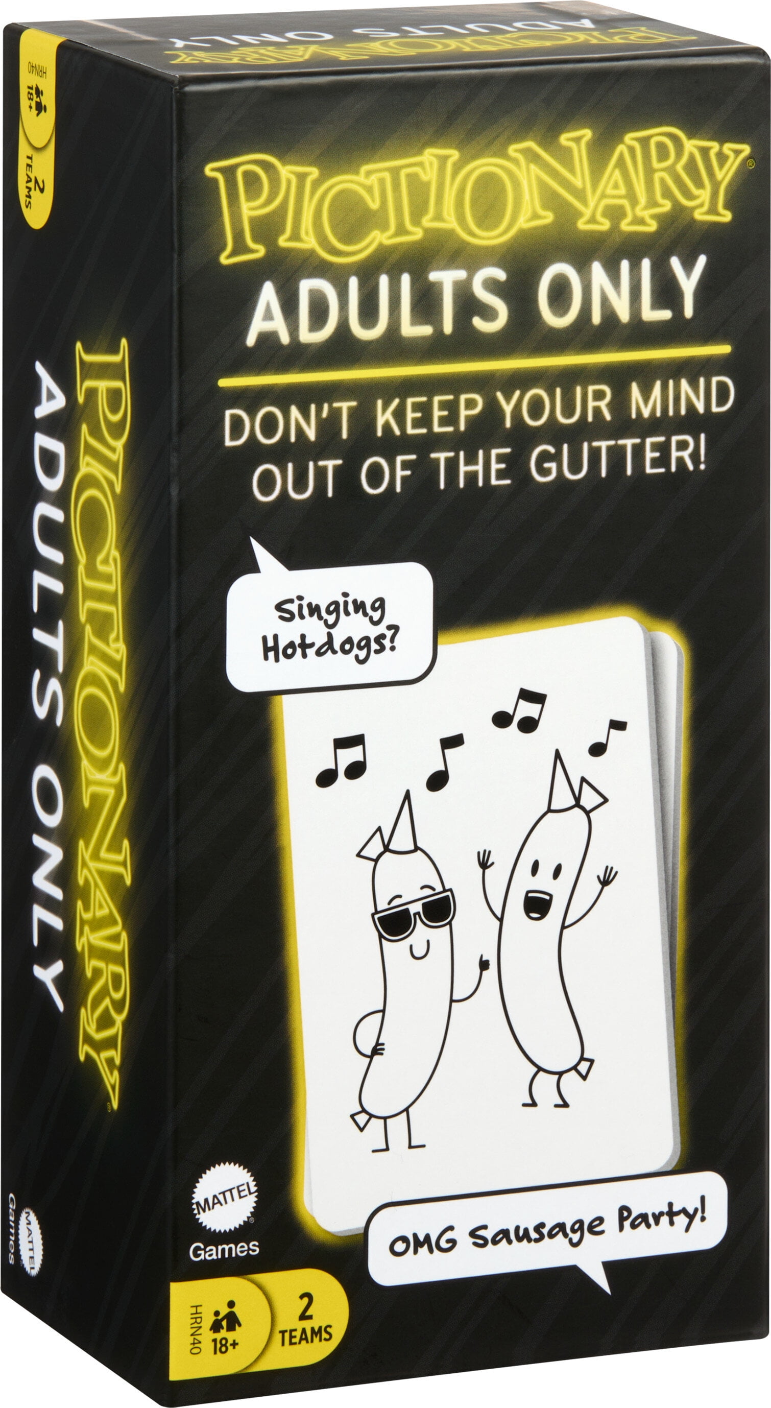 Pictionary Adults Only Party Game for Adult Game Night, Drawing Board Game with Silly Sketches
