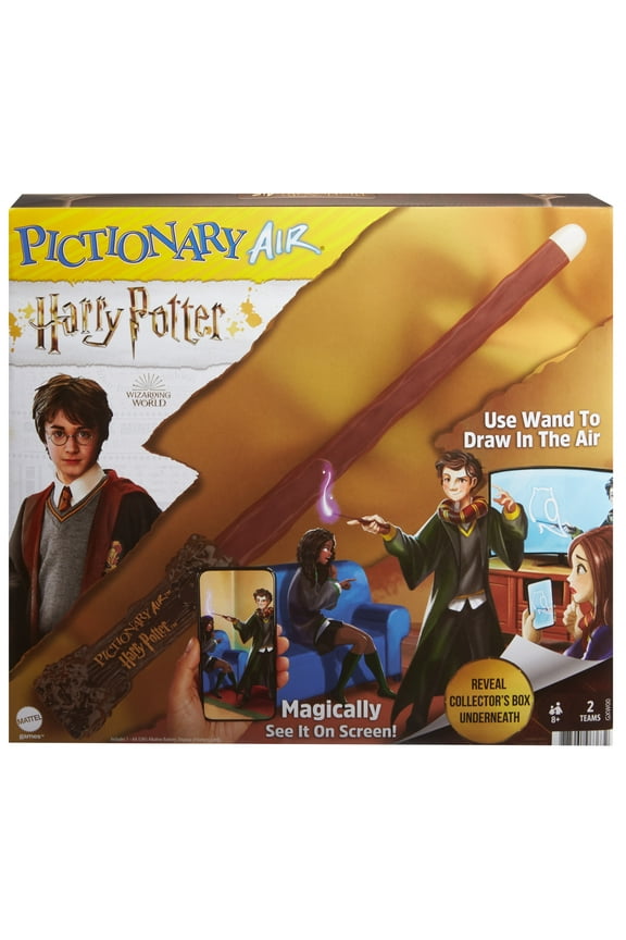 Air Harry Potter Family Game for Kids & Adults with Light Wand & Picture Clue Cards