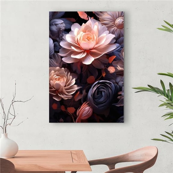 Pictorem C1RC2436B2X8DB 24 x 36 in. Sublime Light - Purple Canvas Wall Art for Home Decor - Elegant Touch